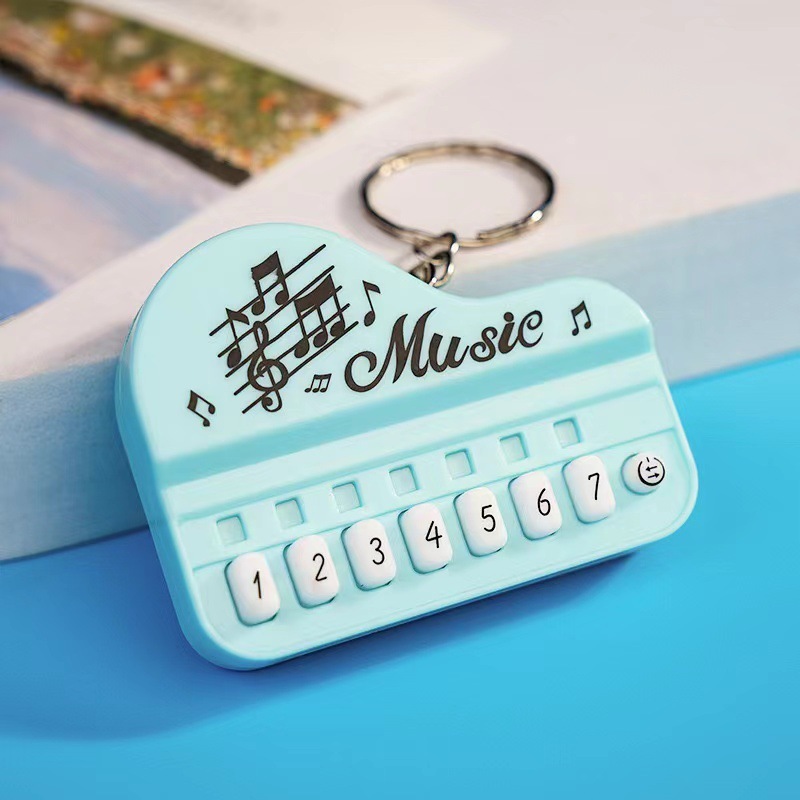Mini Playable Electronic Piano Keychain