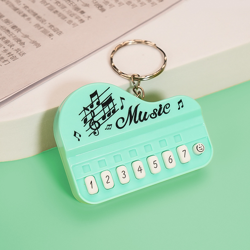 Mini Playable Electronic Piano Keychain