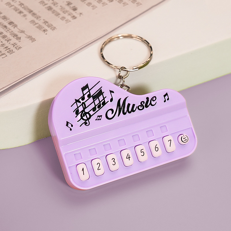 Mini Playable Electronic Piano Keychain