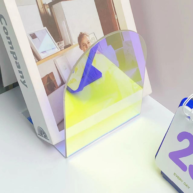 Acrylic L-Shaped Non-Slip Bookends