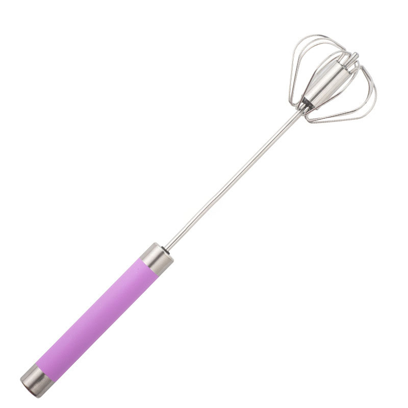 12-Inch Stainless Steel Semi-Automatic Egg Whisk