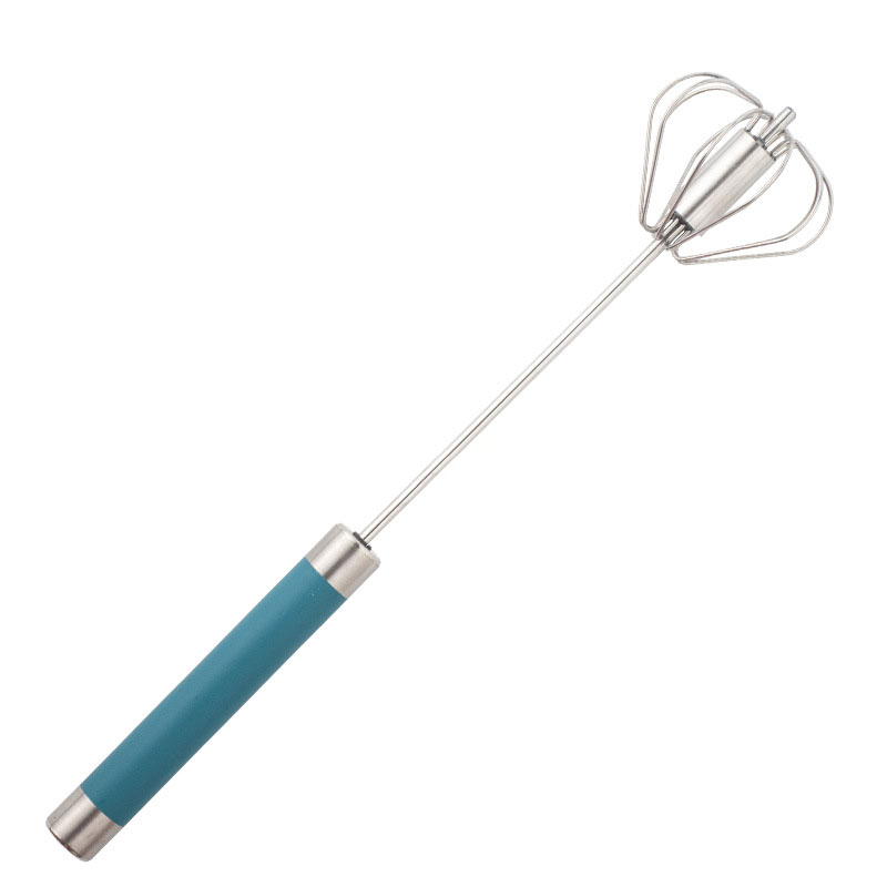 12-Inch Stainless Steel Semi-Automatic Egg Whisk