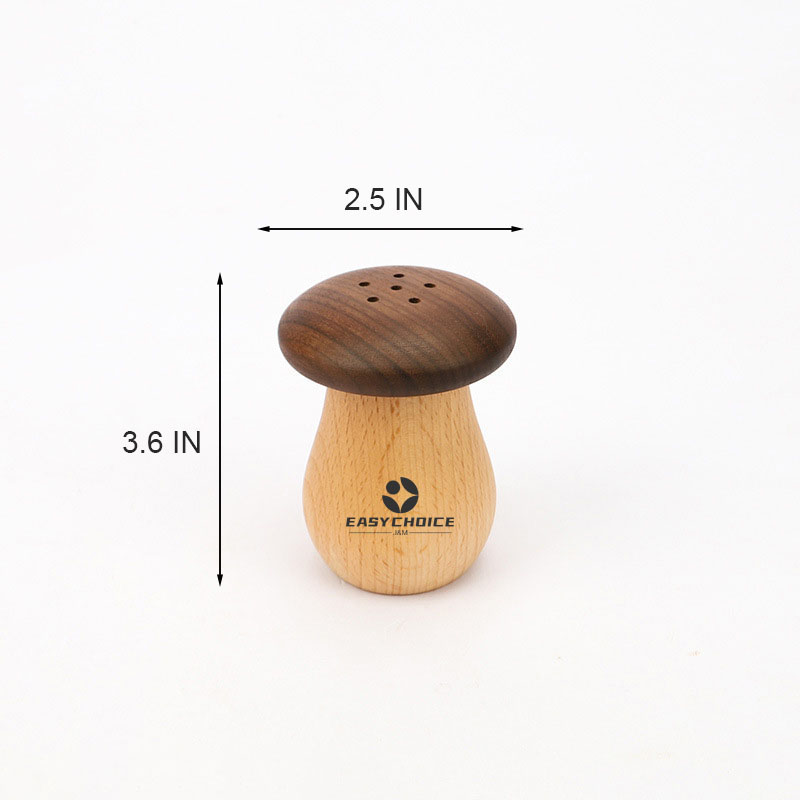 Wooden Mushroom Toothpick Holder