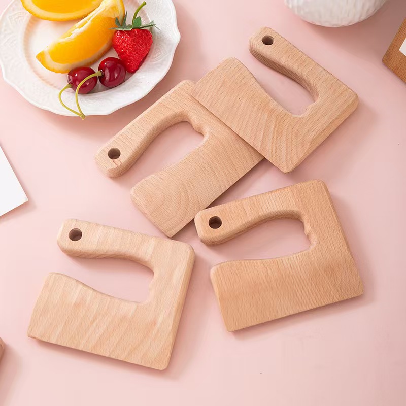 Cartoon Fruit Wooden Play Knife