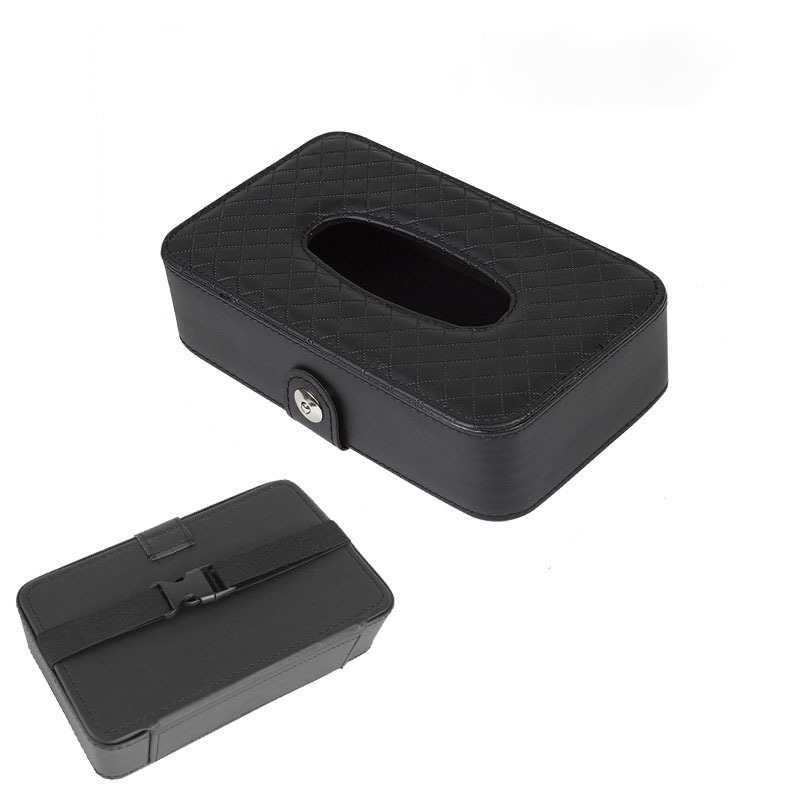 Leather Car Tissue Box