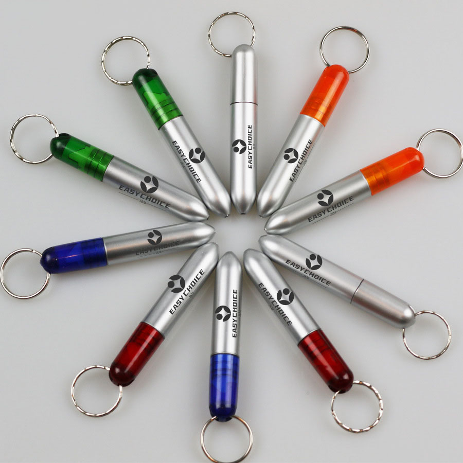 Twistable Ballpoint Pen with Keychain