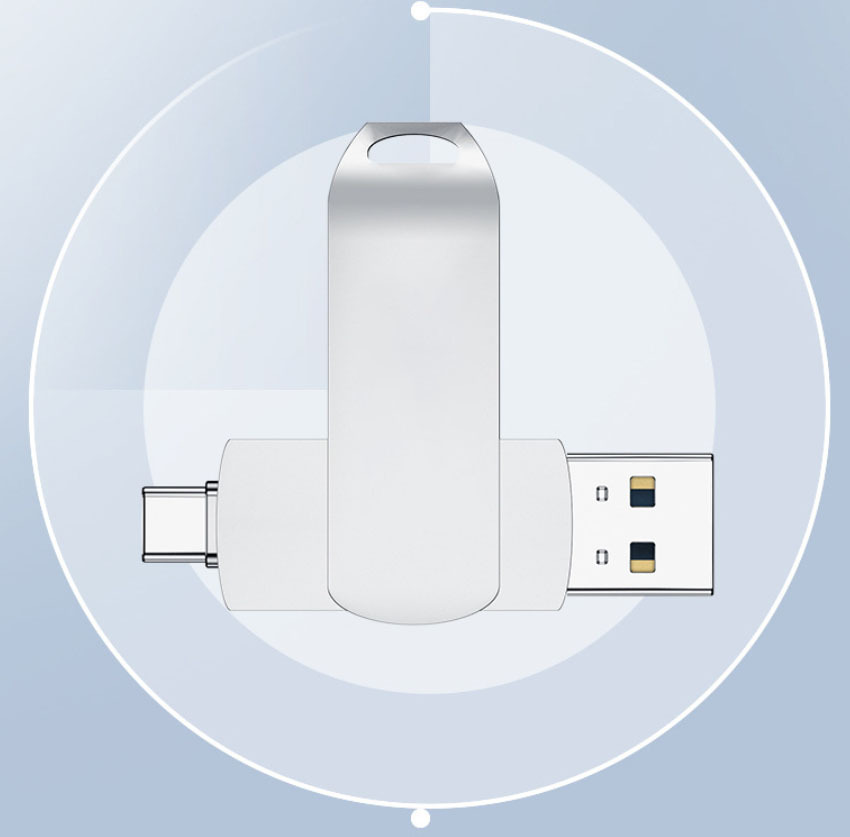 32GB Dual Interface USB Flash Drive for Phones and Computers