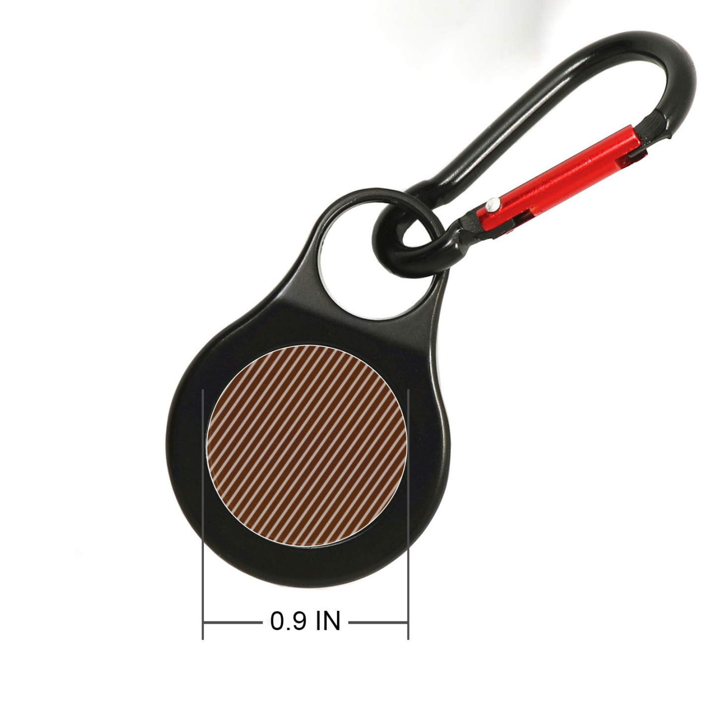 Zinc Alloy Compass Keychain