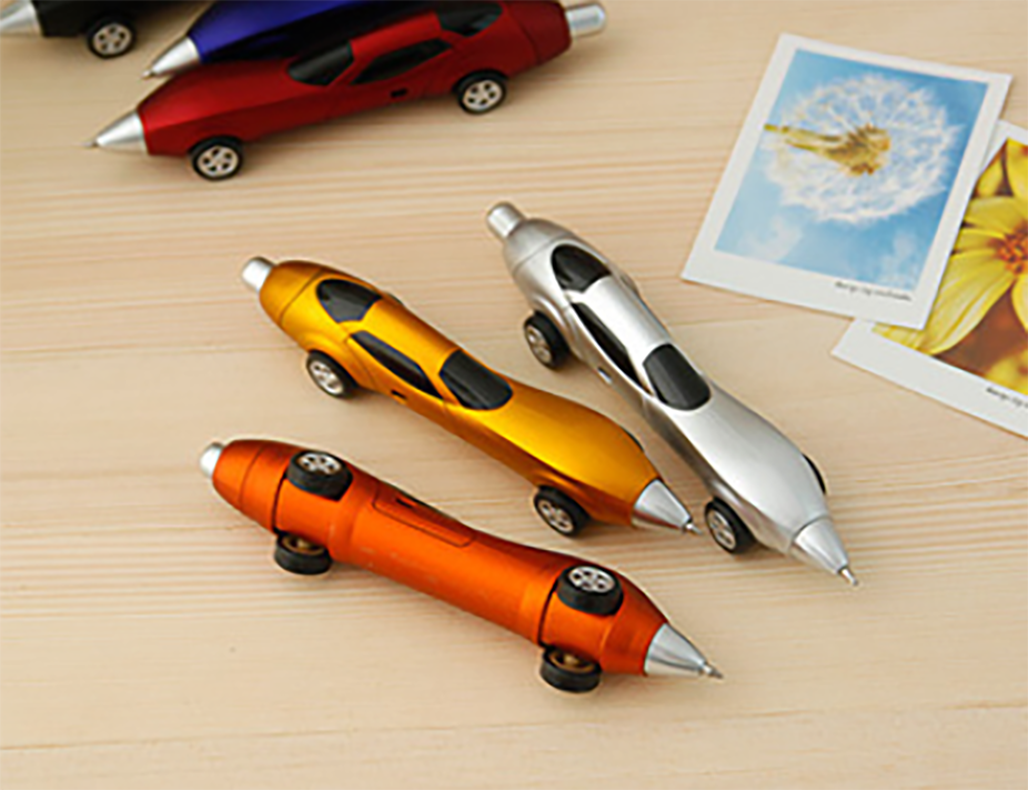 Cartoon Car-Shaped Plastic Ballpoint Pen