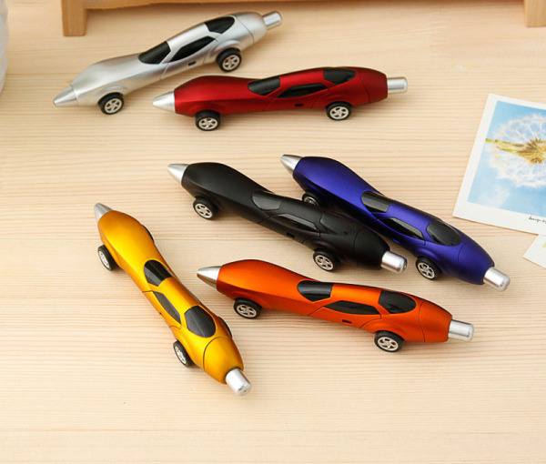 Cartoon Car-Shaped Plastic Ballpoint Pen