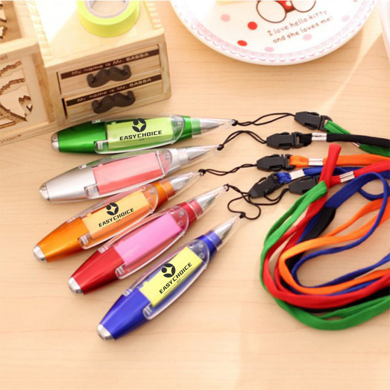 Lanyard Notepad LED Ballpoint Pen