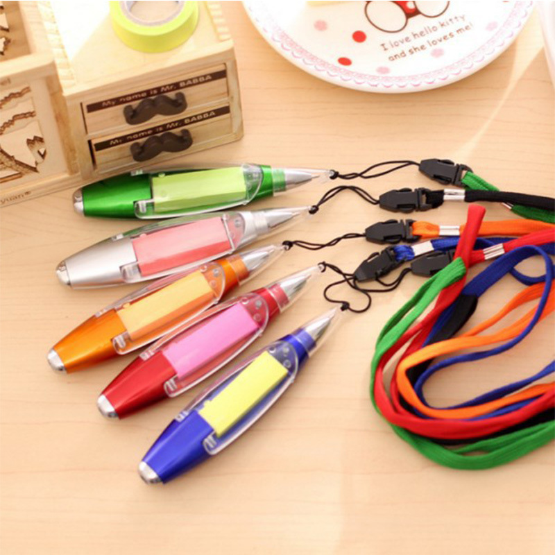 Lanyard Notepad LED Ballpoint Pen
