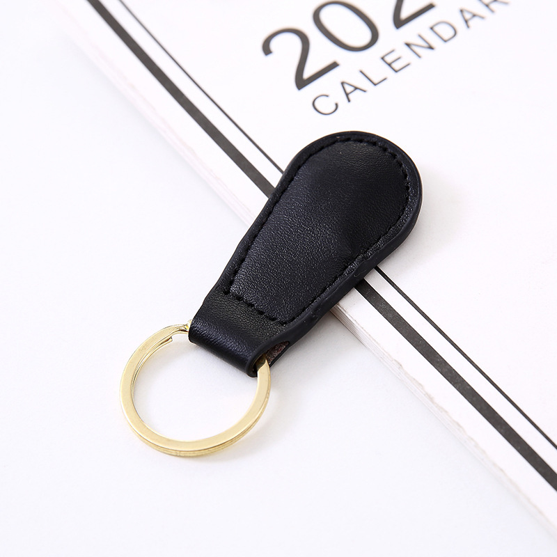 Magnetic Leather Metal Keychain