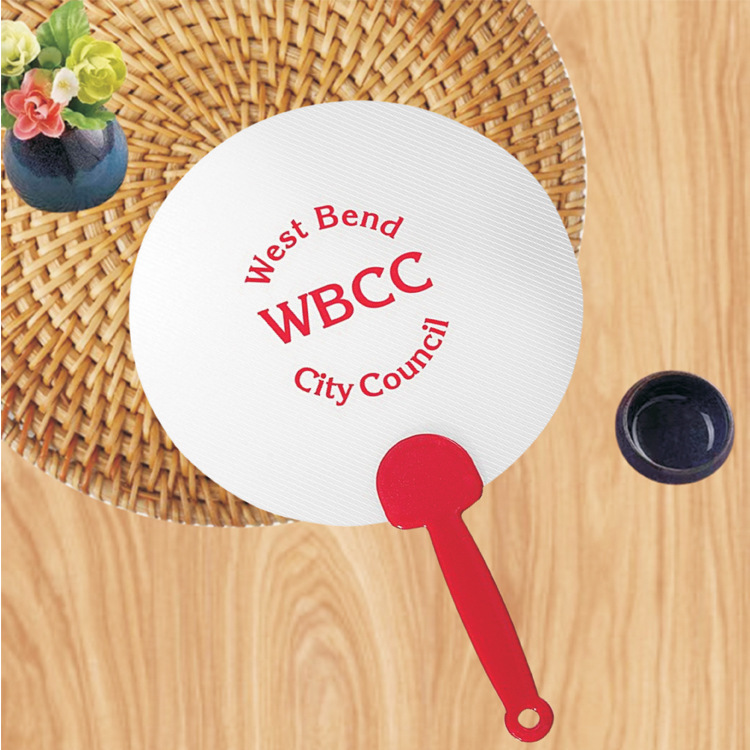 PP Plastic Hand Fan