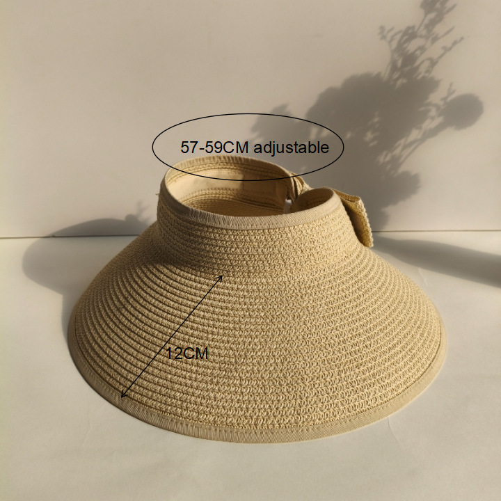 Wide Brim Rollable Straw Sun Hat