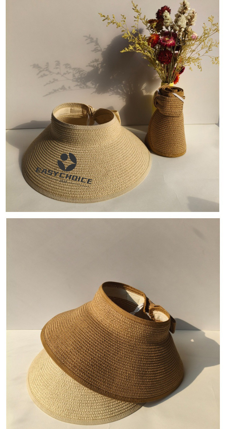 Wide Brim Rollable Straw Sun Hat