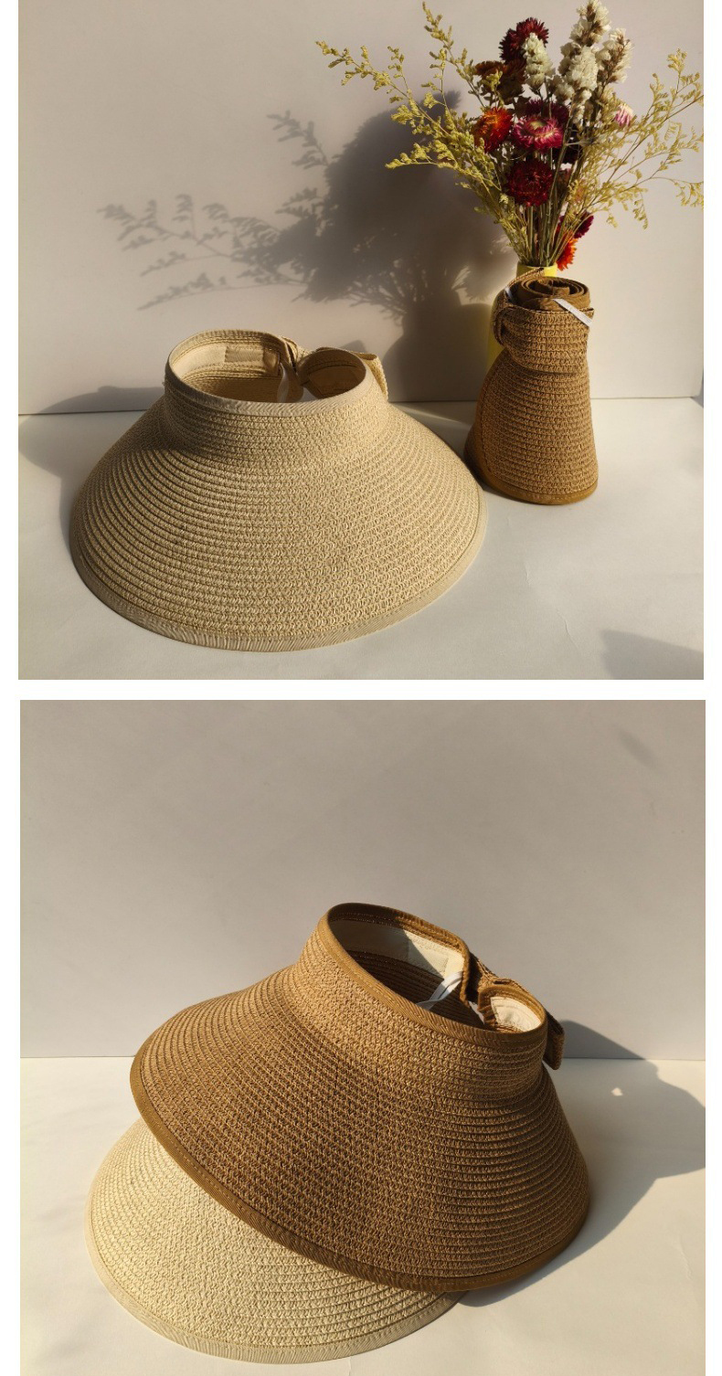 Wide Brim Rollable Straw Sun Hat