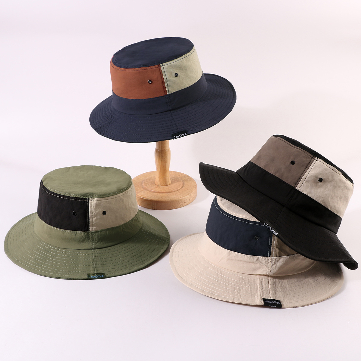 Colorblock Sun Bucket Hat