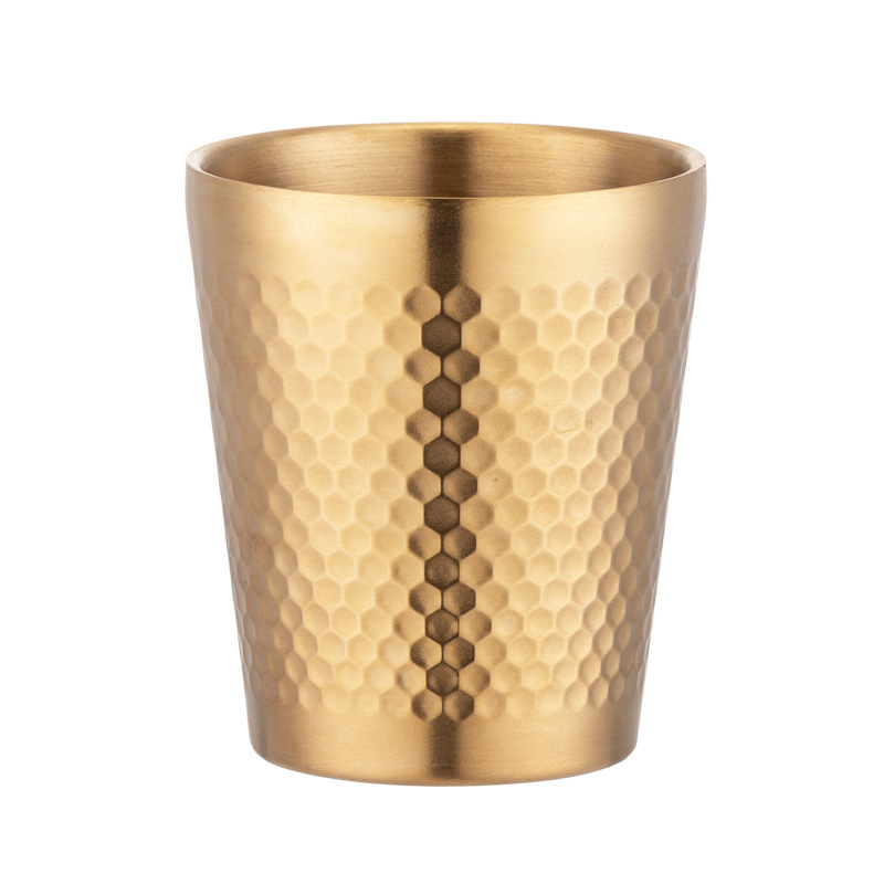Stainless Steel Hammered Mug