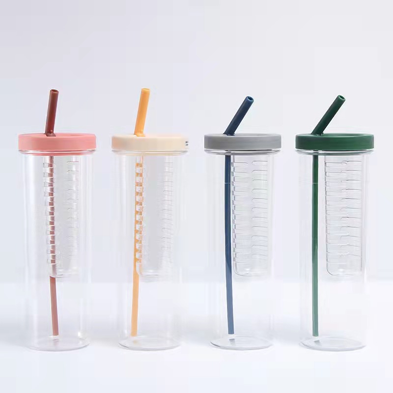 Plastic Straw Cup