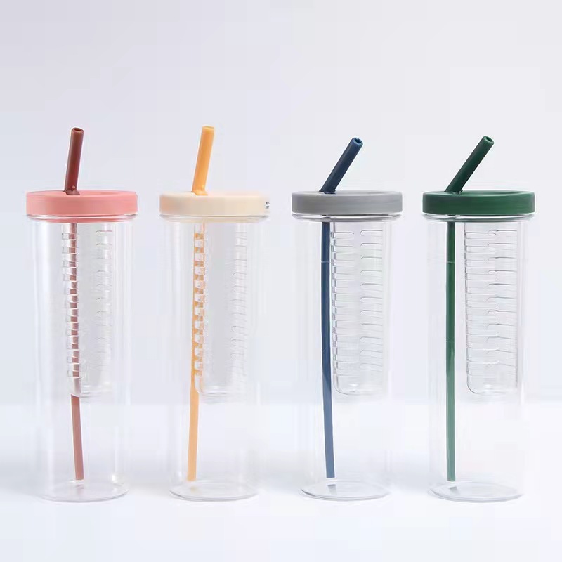 Plastic Straw Cup