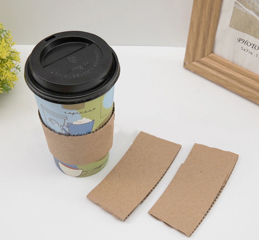Disposable Kraft Cup Sleeves