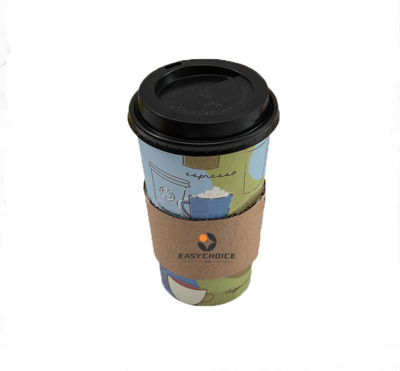 Disposable Kraft Cup Sleeves