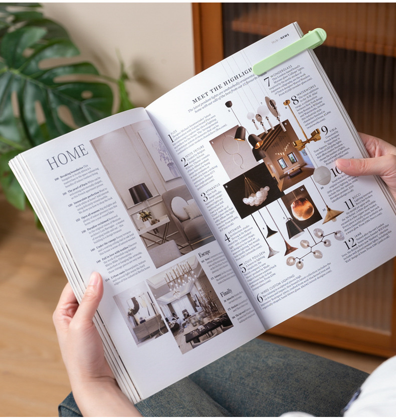 Silicone Auto Follow Bookmark