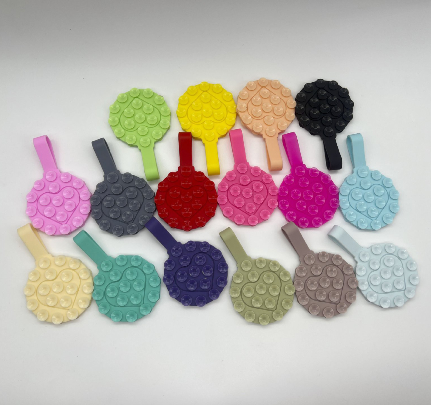 Heart Shaped Silicone Phone Holder