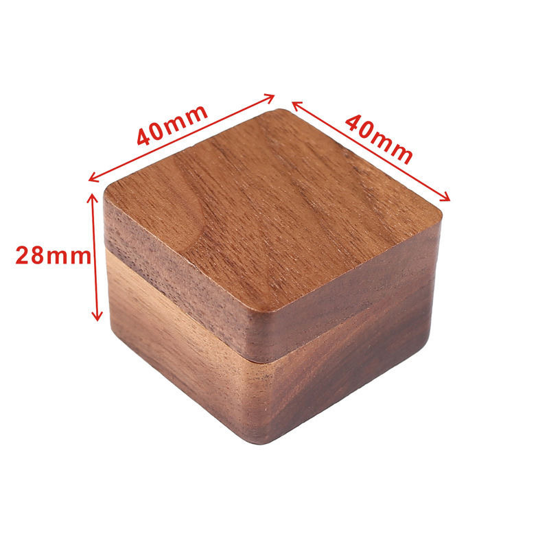 Black Walnut Guitar Pick Case