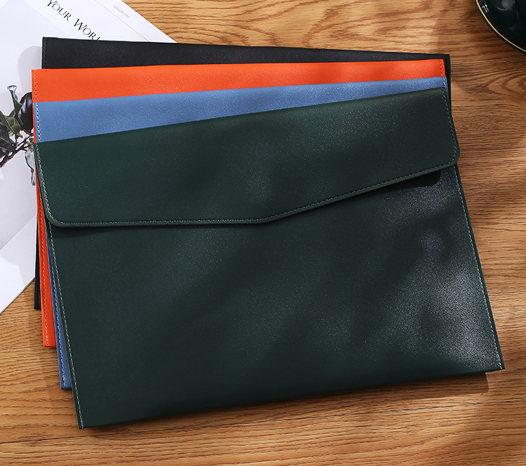 Double Magnetic Snap Business Document Bag