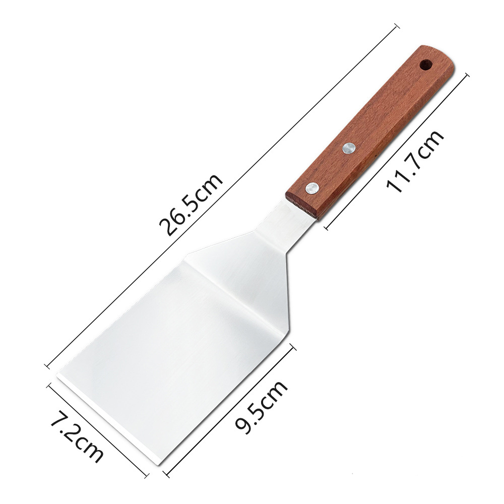 Stainless Steel Spatula with Wooden Handle