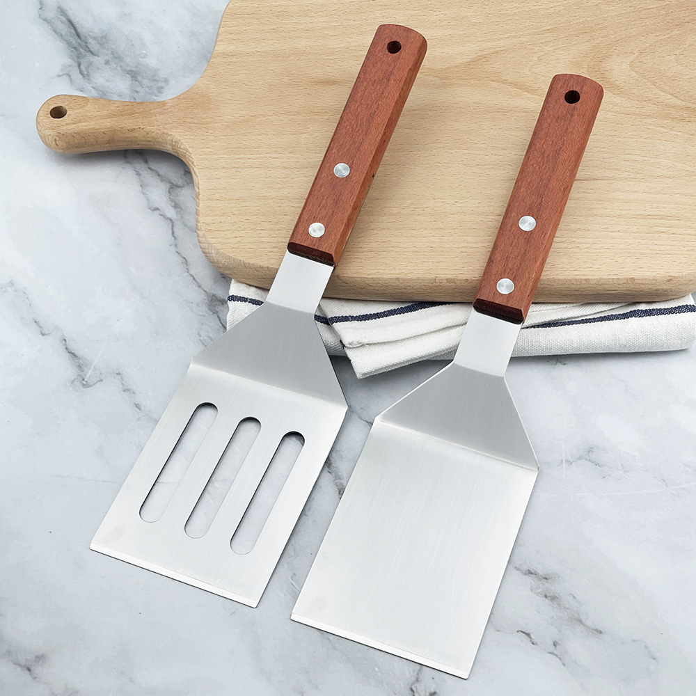 Stainless Steel Spatula with Wooden Handle