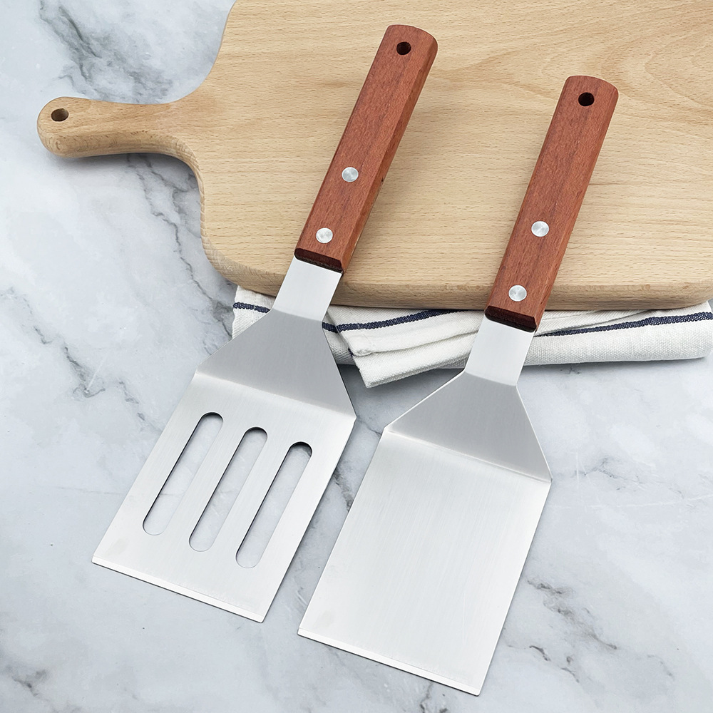 Stainless Steel Spatula with Wooden Handle