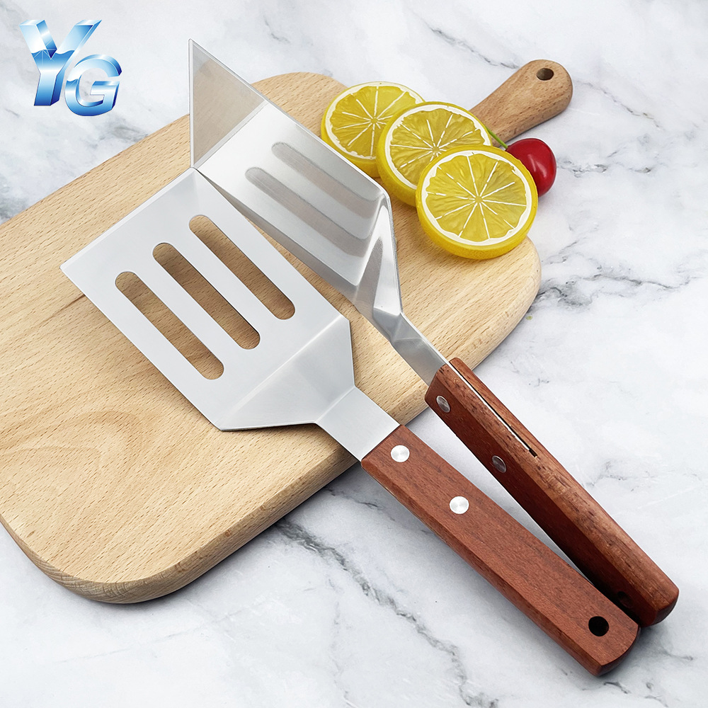 Stainless Steel Spatula with Wooden Handle