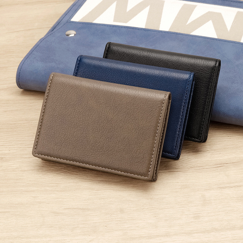 Faux Leather Card Holder