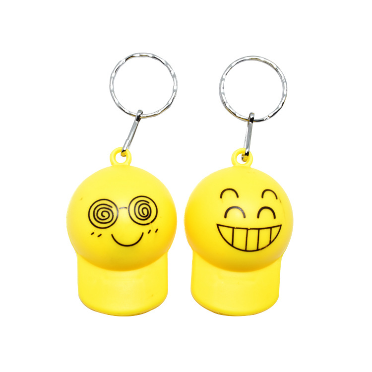Smiley Face Keychain