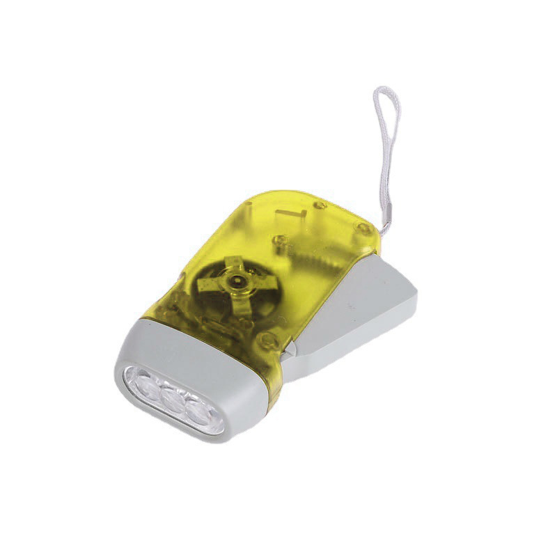 Crank Press Flashlight