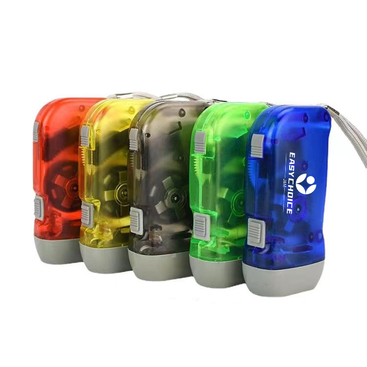 Crank Press Flashlight