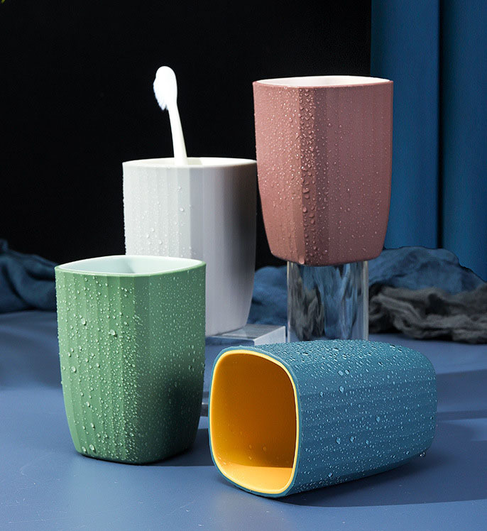 Thickened Plastic Toothbrush Cup