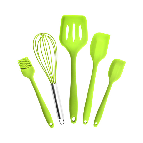 5 Piece Silicone Kitchen Utensil Set