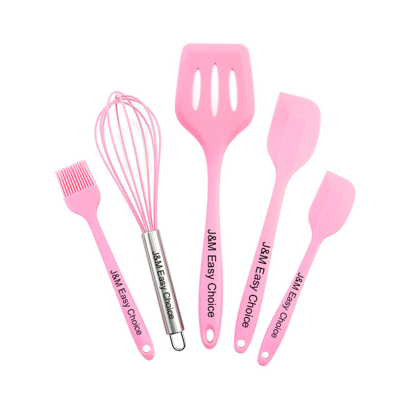 5 Piece Silicone Kitchen Utensil Set