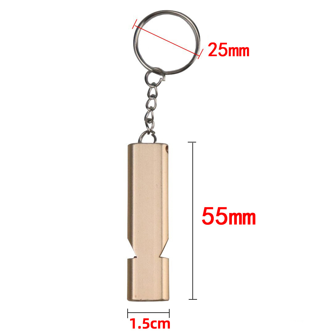 Aluminum Dual Tube Whistle