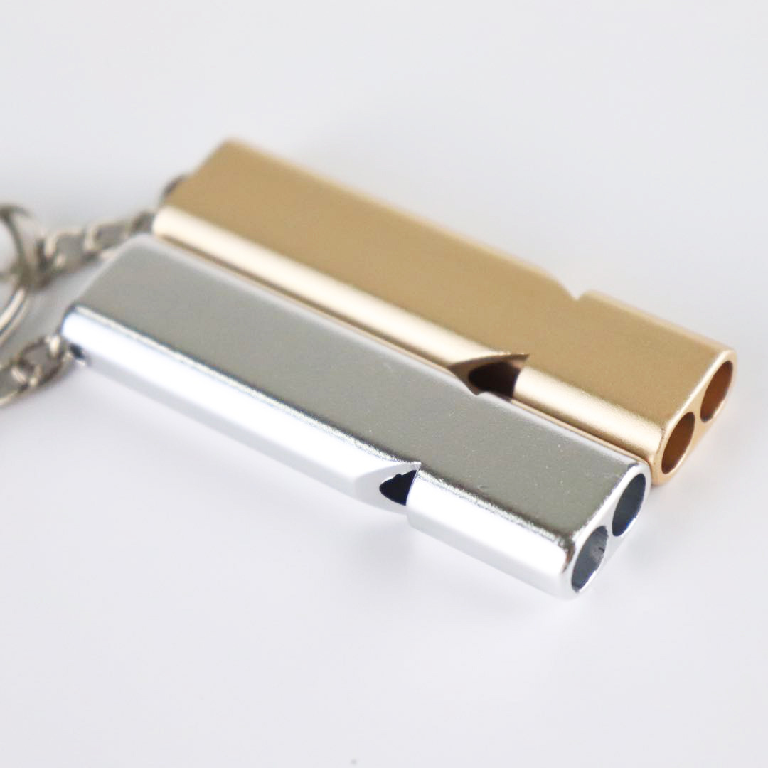 Aluminum Dual Tube Whistle