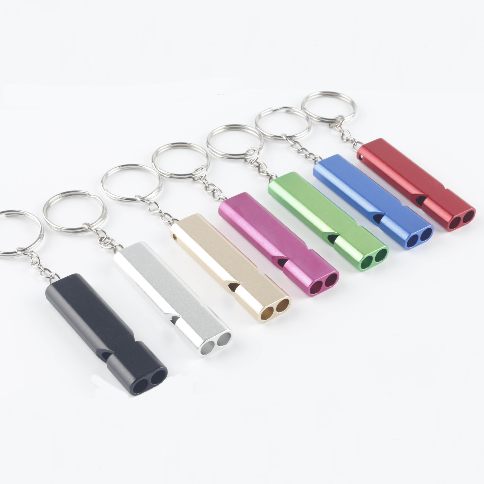 Aluminum Dual Tube Whistle