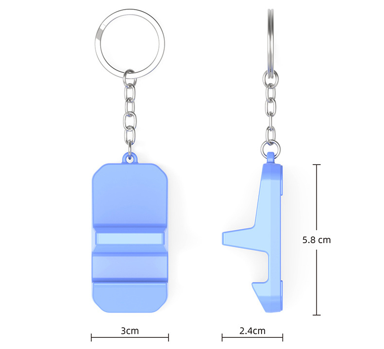 Silicone Keychain Phone Stand