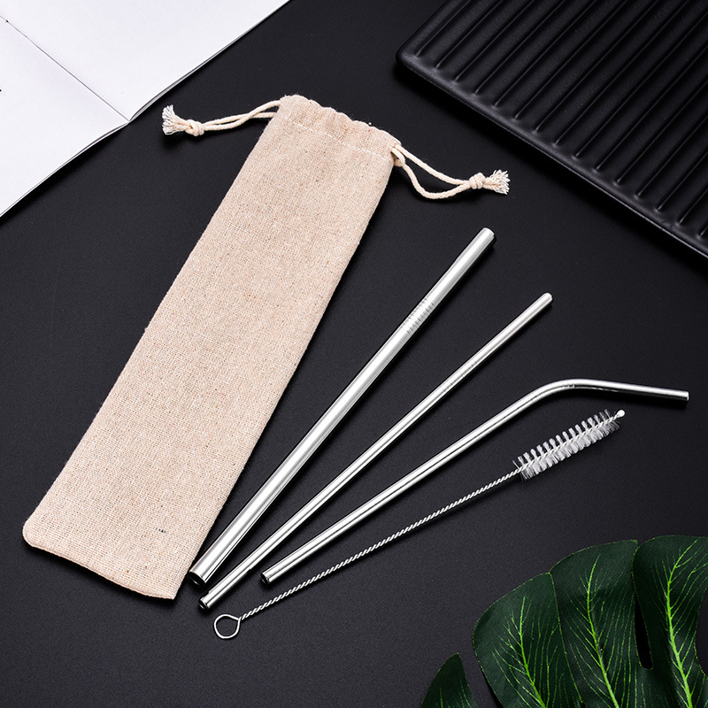 Stainless Steel Straw Set