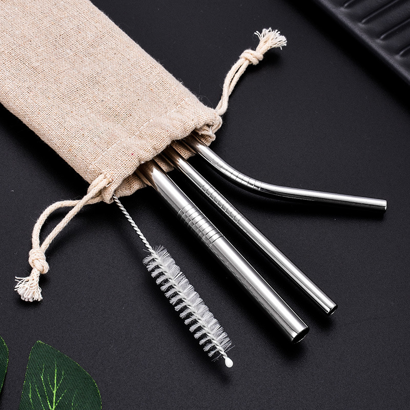 Stainless Steel Straw Set