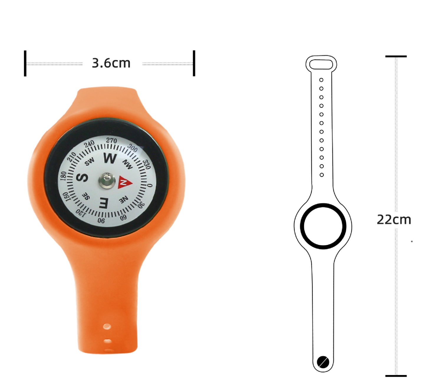 Wristband Compass