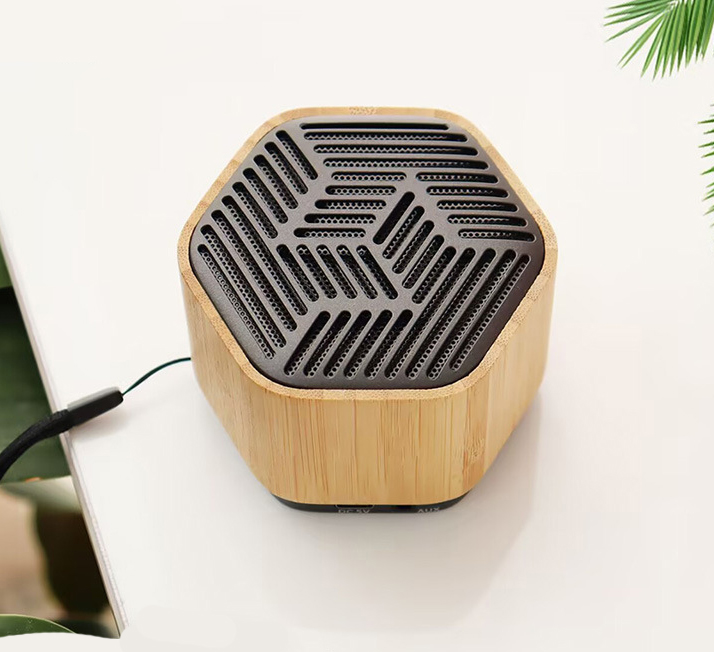 Bamboo Wood Mini Speaker